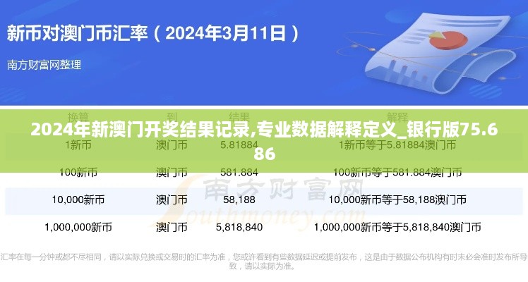 2024年新澳门开奖结果记录,专业数据解释定义_银行版75.686