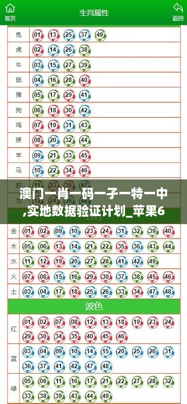 澳门一肖一码一孑一特一中,实地数据验证计划_苹果68.735