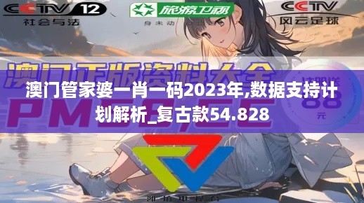 澳门管家婆一肖一码2023年,数据支持计划解析_复古款54.828