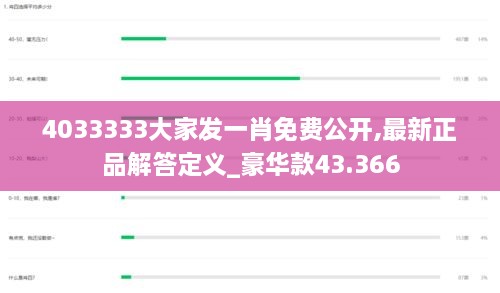 4033333大家发一肖免费公开,最新正品解答定义_豪华款43.366