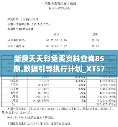 新澳天天彩免费资料查询85期,数据引导执行计划_XT57.437