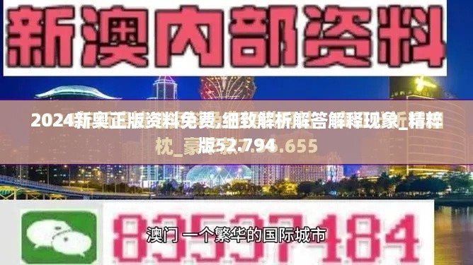 2024新奥正版资料免费,细致解析解答解释现象_精粹版52.794