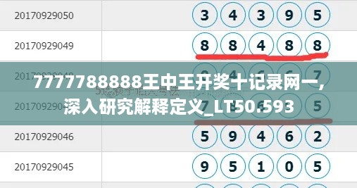 7777788888王中王开奖十记录网一,深入研究解释定义_LT50.593