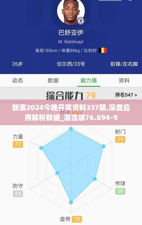 新澳2024今晚开奖资料337期,深度应用解析数据_潮流版76.894-9