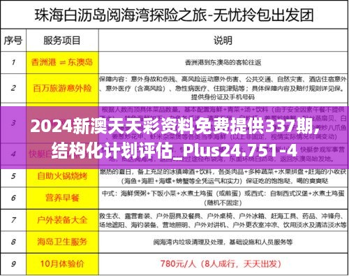 2024新澳天天彩资料免费提供337期,结构化计划评估_Plus24.751-4