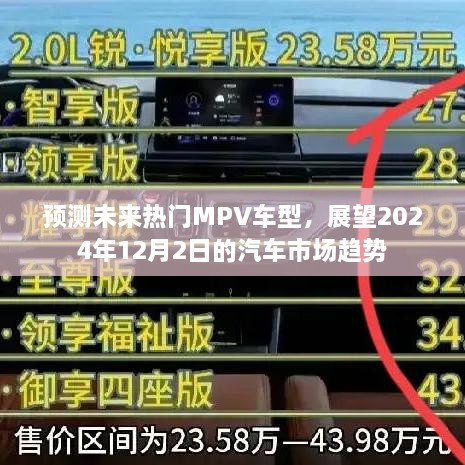 展望2024年汽车市场趋势，预测未来热门MPV车型的发展动向及未来趋势分析