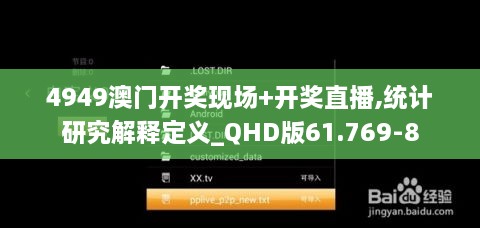 4949澳门开奖现场+开奖直播,统计研究解释定义_QHD版61.769-8