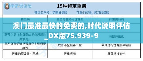 澳门最准最快的免费的,时代说明评估_DX版75.939-9