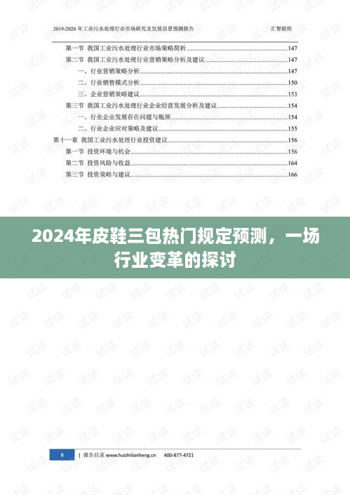 2024年皮鞋三包规定展望，行业变革的探讨与预测