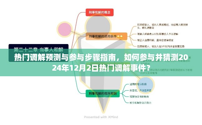 热门调解事件预测与参与指南，如何预测并参与2024年12月2日热门调解事件？