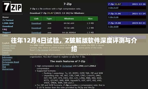 Z破解版软件深度评测与介绍，历年12月4日试验分析