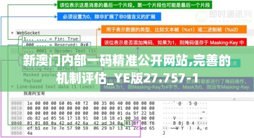 新澳门内部一码精准公开网站,完善的机制评估_YE版27.757-1