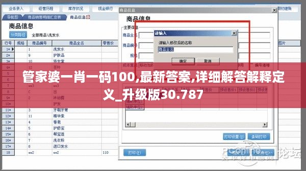 管家婆一肖一码100,最新答案,详细解答解释定义_升级版30.787