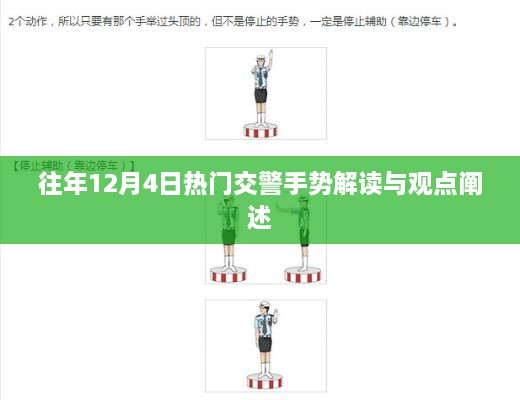 往年12月4日交警手势解读与观点分享日活动纪实