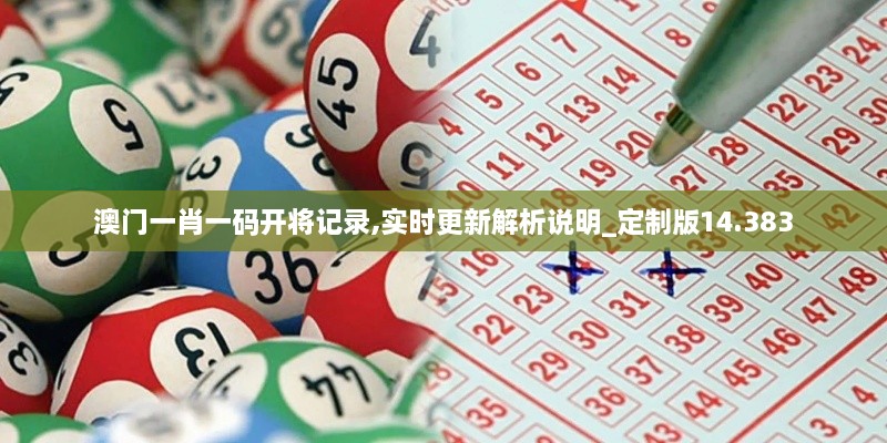 澳门一肖一码开将记录,实时更新解析说明_定制版14.383