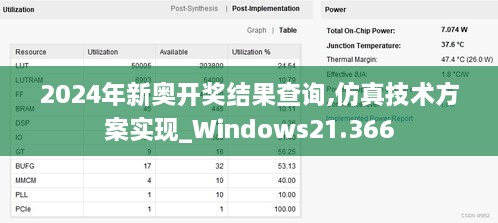 2024年新奥开奖结果查询,仿真技术方案实现_Windows21.366