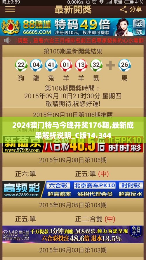 2024澳门特马今晚开奖176期,最新成果解析说明_C版14.344