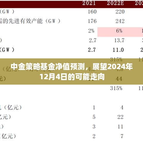 中金策略基金净值预测，展望至2024年12月4日的走向分析