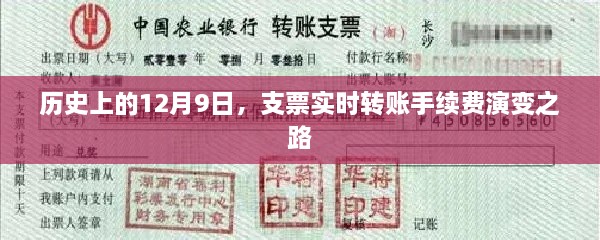 支票实时转账手续费演变之路，历史回顾与12月9日的发展节点