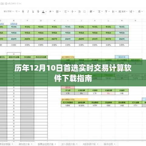 历年12月10日首选交易计算软件下载指南及实时交易攻略