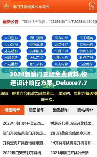 2024新澳门正版免费资料,快速设计响应方案_Deluxe7.736