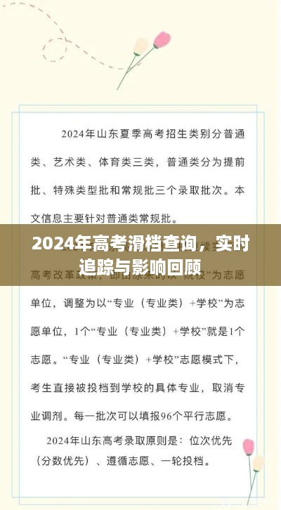 高考滑档查询，实时追踪与影响回顾（2024年）