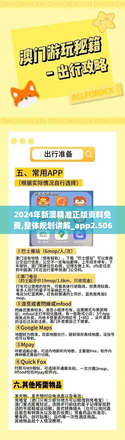 2024年新澳精准正版资料免费,整体规划讲解_app2.506