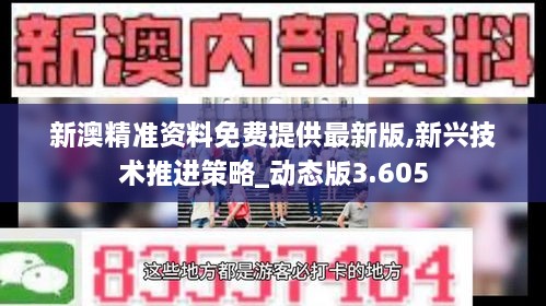 新澳精准资料免费提供最新版,新兴技术推进策略_动态版3.605