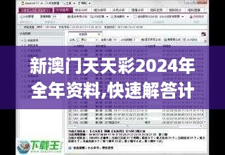 新澳门天天彩2024年全年资料,快速解答计划解析_限量款9.406