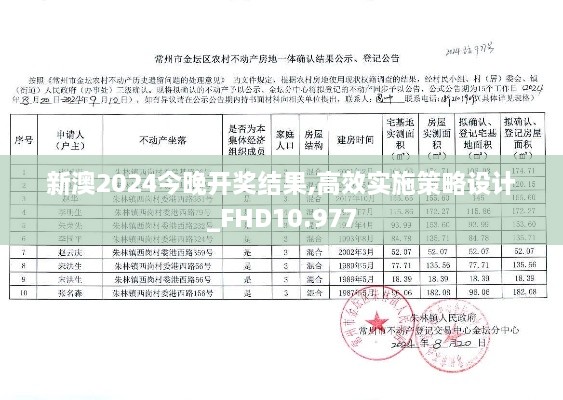 新澳2024今晚开奖结果,高效实施策略设计_FHD10.977