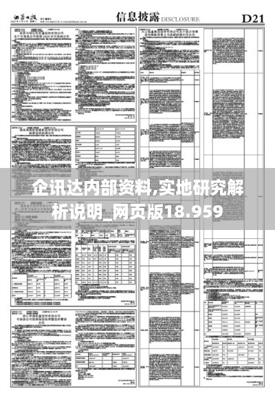 企讯达内部资料,实地研究解析说明_网页版18.959