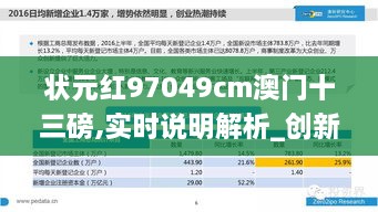 状元红97049cm澳门十三磅,实时说明解析_创新版2.837