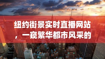 纽约街景实时直播，一览繁华都市风采（XXXX年XX月XX日）