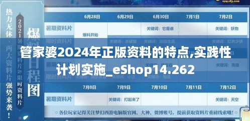 管家婆2O24年正版资料的特点,实践性计划实施_eShop14.262