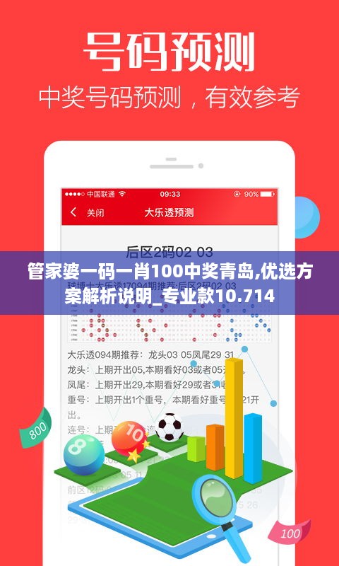 管家婆一码一肖100中奖青岛,优选方案解析说明_专业款10.714