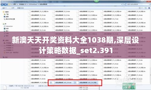 新澳天天开奖资料大全1038期,深层设计策略数据_set2.391