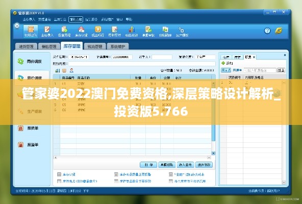 管家婆2022澳门免费资格,深层策略设计解析_投资版5.766