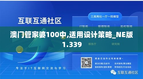 澳门管家婆100中,适用设计策略_NE版1.339