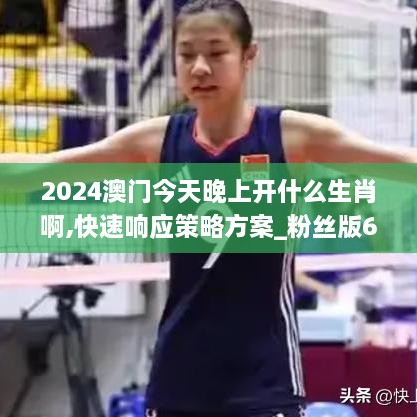 2024澳门今天晚上开什么生肖啊,快速响应策略方案_粉丝版6.480