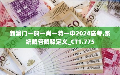 新澳门一码一肖一特一中2024高考,系统解答解释定义_CT1.775