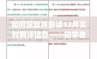 获取与解读12月实时网评信息，初学者与进阶用户指南