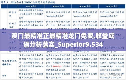 澳门最精准正最精准龙门免费,收益成语分析落实_Superior9.534