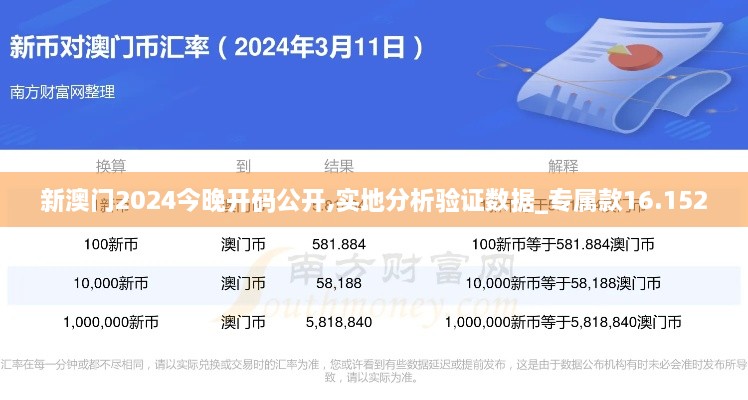 新澳门2024今晚开码公开,实地分析验证数据_专属款16.152