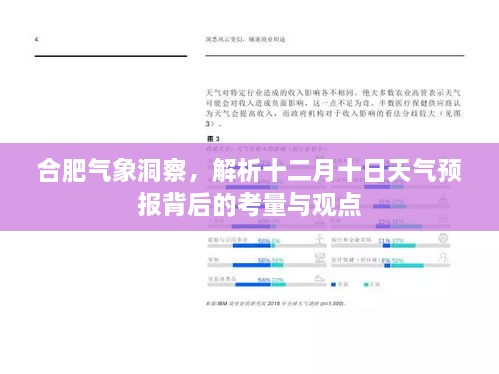 合肥气象洞察，十二月十日天气预报深度解析与观点分享