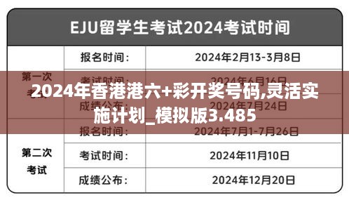 2024年香港港六+彩开奖号码,灵活实施计划_模拟版3.485