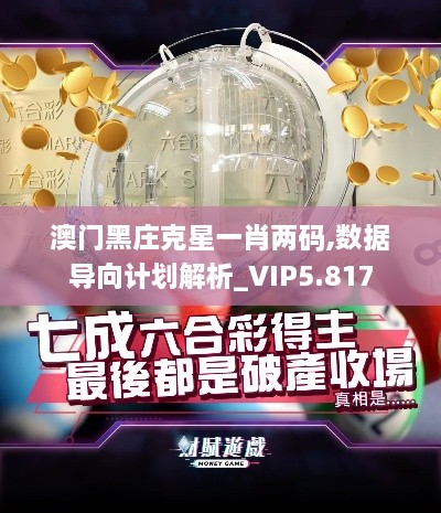 澳门黑庄克星一肖两码,数据导向计划解析_VIP5.817