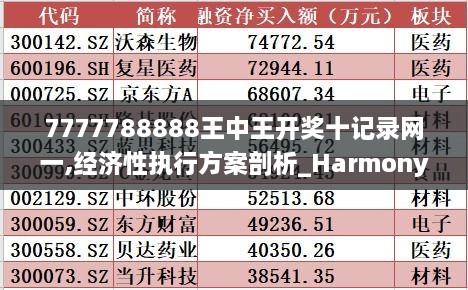 7777788888王中王开奖十记录网一,经济性执行方案剖析_Harmony9.170