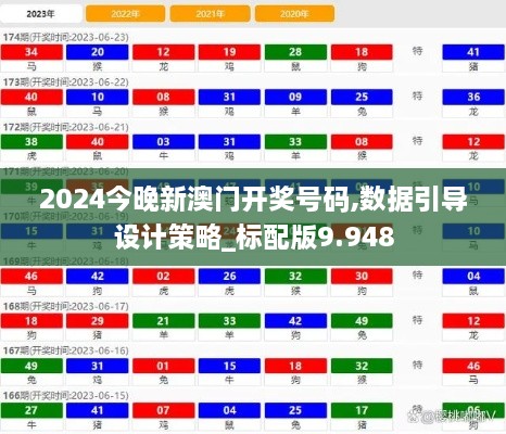 2024今晚新澳门开奖号码,数据引导设计策略_标配版9.948