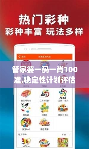 管家婆一码一肖100准,稳定性计划评估_黄金版18.870