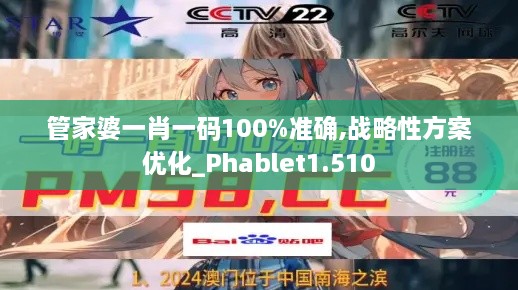 管家婆一肖一码100%准确,战略性方案优化_Phablet1.510